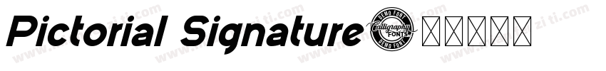 Pictorial Signature字体转换